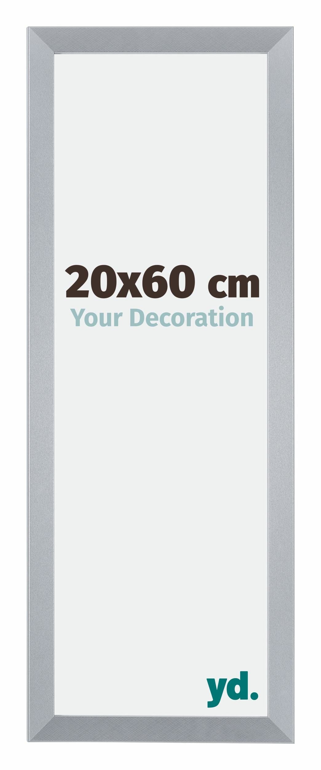 Catania MDF Photo Frame 20x60cm Silver Size | Yourdecoration.com