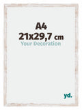 Catania MDF Photo Frame 21x29 7cm A4 White Wash Size | Yourdecoration.com