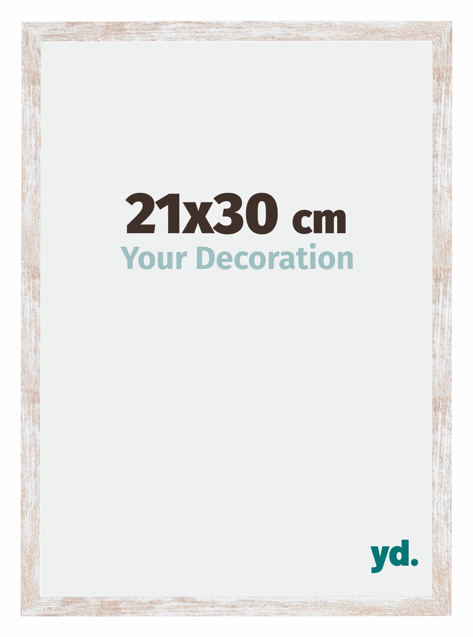 Catania MDF Photo Frame 21x30cm White Wash Size | Yourdecoration.com