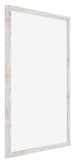 Catania MDF Photo Frame 25x35cm White Wash Front Oblique | Yourdecoration.com