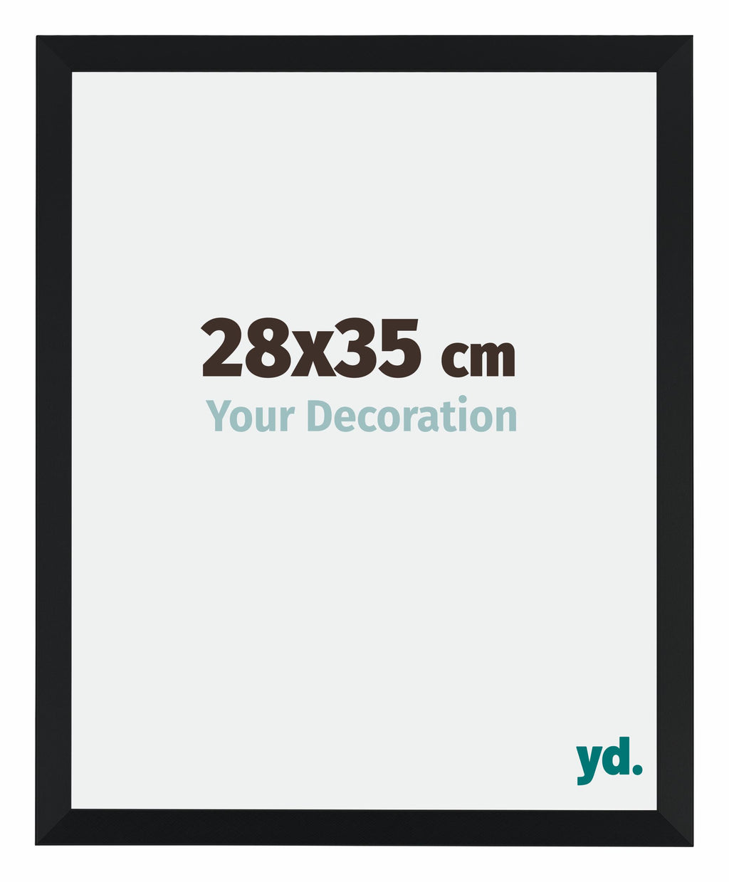 Catania MDF Photo Frame 28x35cm Black Size | Yourdecoration.com