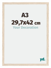 Catania MDF Photo Frame 29 7x42cm A3 Oak Size | Yourdecoration.com