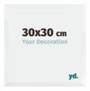 Catania MDF Photo Frame 30x30cm White Size | Yourdecoration.com