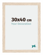 Catania MDF Photo Frame 30x40cm Oak Size | Yourdecoration.com