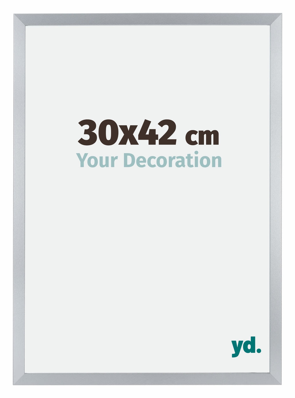 Catania MDF Photo Frame 30x42cm Silver Size | Yourdecoration.com