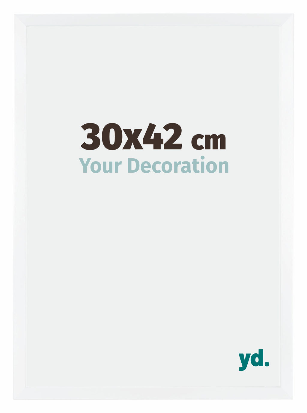 Catania MDF Photo Frame 30x42cm White Size | Yourdecoration.com