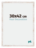 Catania MDF Photo Frame 30x42cm White Wash Size | Yourdecoration.com