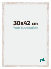 Catania MDF Photo Frame 30x42cm White Wash Size | Yourdecoration.com