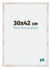 Catania MDF Photo Frame 30x42cm White Wash Size | Yourdecoration.com
