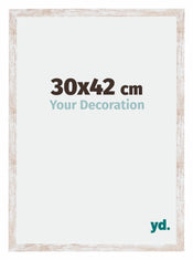 Catania MDF Photo Frame 30x42cm White Wash Size | Yourdecoration.com