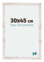 Catania MDF Photo Frame 30x45cm White Wash Size | Yourdecoration.com