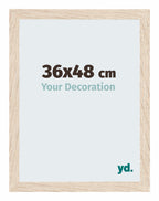 Catania MDF Photo Frame 36x48cm Oak Front Size | Yourdecoration.com