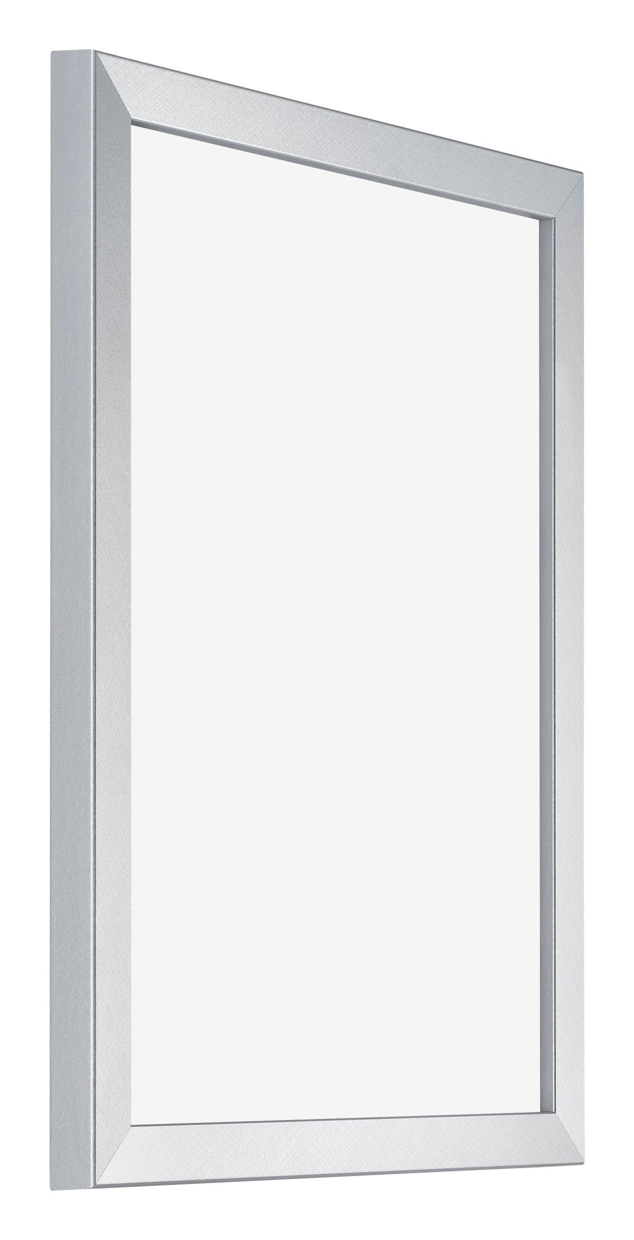 Catania MDF Photo Frame 36x48cm Silver Front Oblique | Yourdecoration.com
