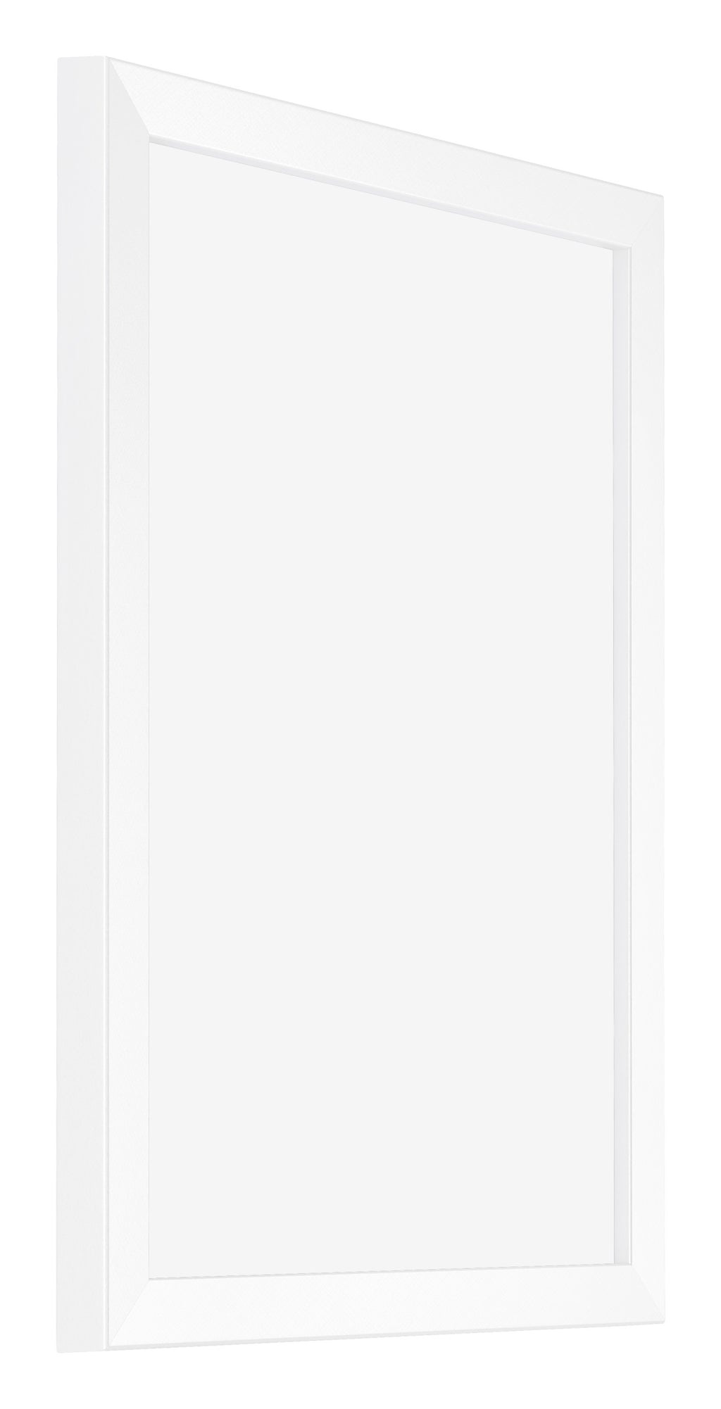 Catania MDF Photo Frame 36x48cm White Front Oblique | Yourdecoration.com