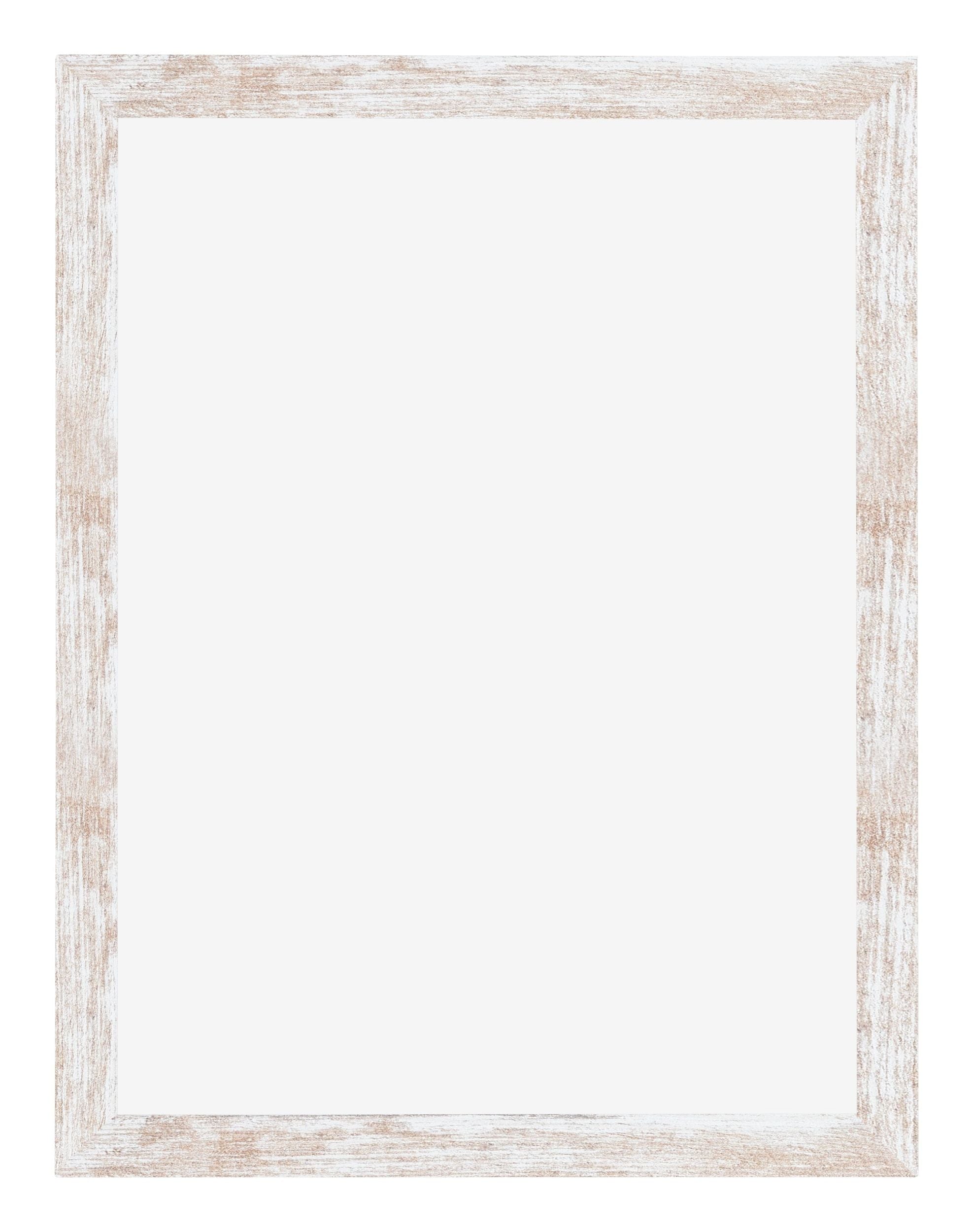 Catania MDF Photo Frame 36x48cm White Wash Front | Yourdecoration.com