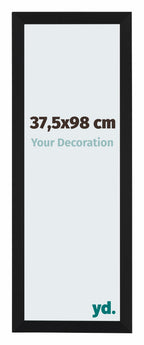 Catania MDF Photo Frame 37 5x98cm Black Front Size | Yourdecoration.com