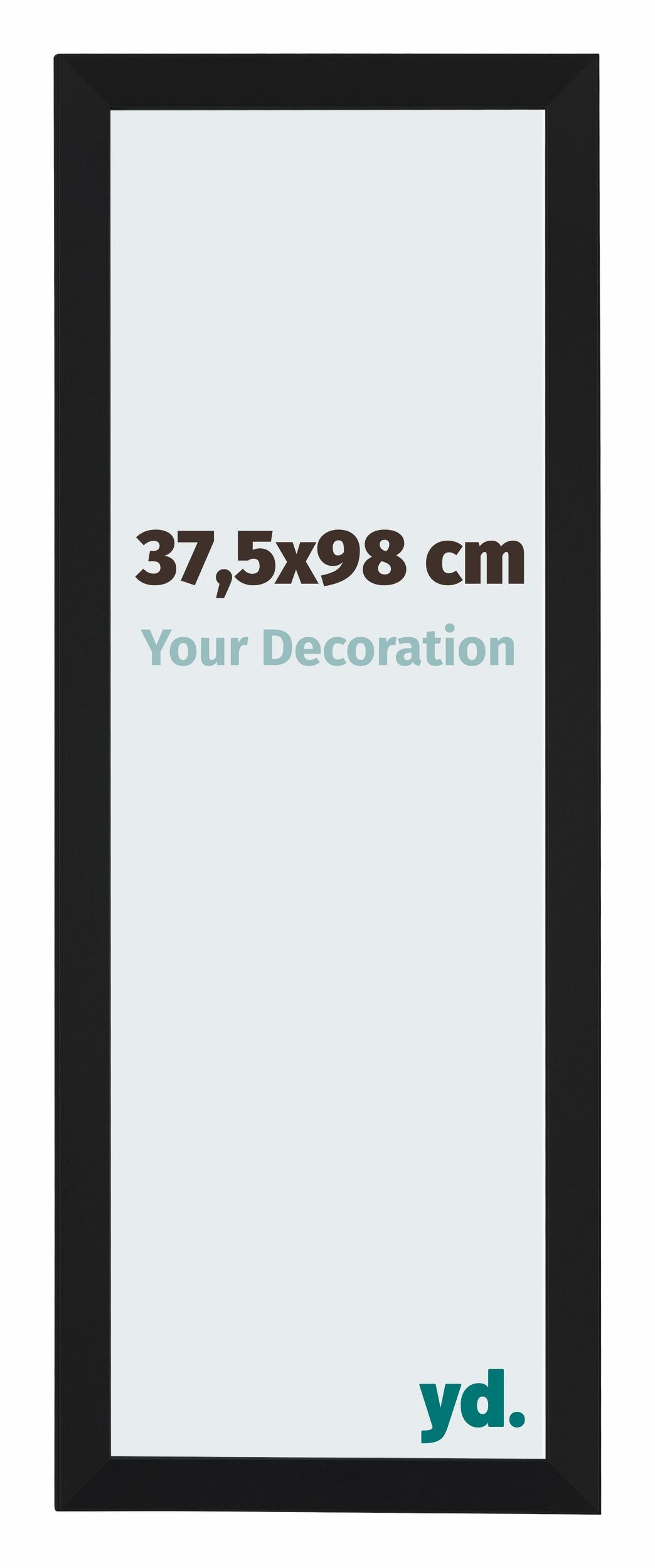 Catania MDF Photo Frame 37 5x98cm Black Front Size | Yourdecoration.com