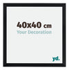 Catania MDF Photo Frame 40x40cm Black Size | Yourdecoration.com