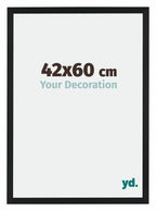 Catania MDF Photo Frame 42x60cm Black Size | Yourdecoration.com