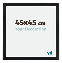 Catania MDF Photo Frame 45x45cm Black Size | Yourdecoration.com