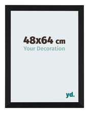 Catania MDF Photo Frame 48x64cm Black Front Size | Yourdecoration.com