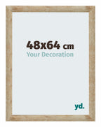 Catania MDF Photo Frame 48x64cm Gold Front Size | Yourdecoration.com