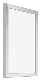 Catania MDF Photo Frame 48x64cm Silver Front Oblique | Yourdecoration.com