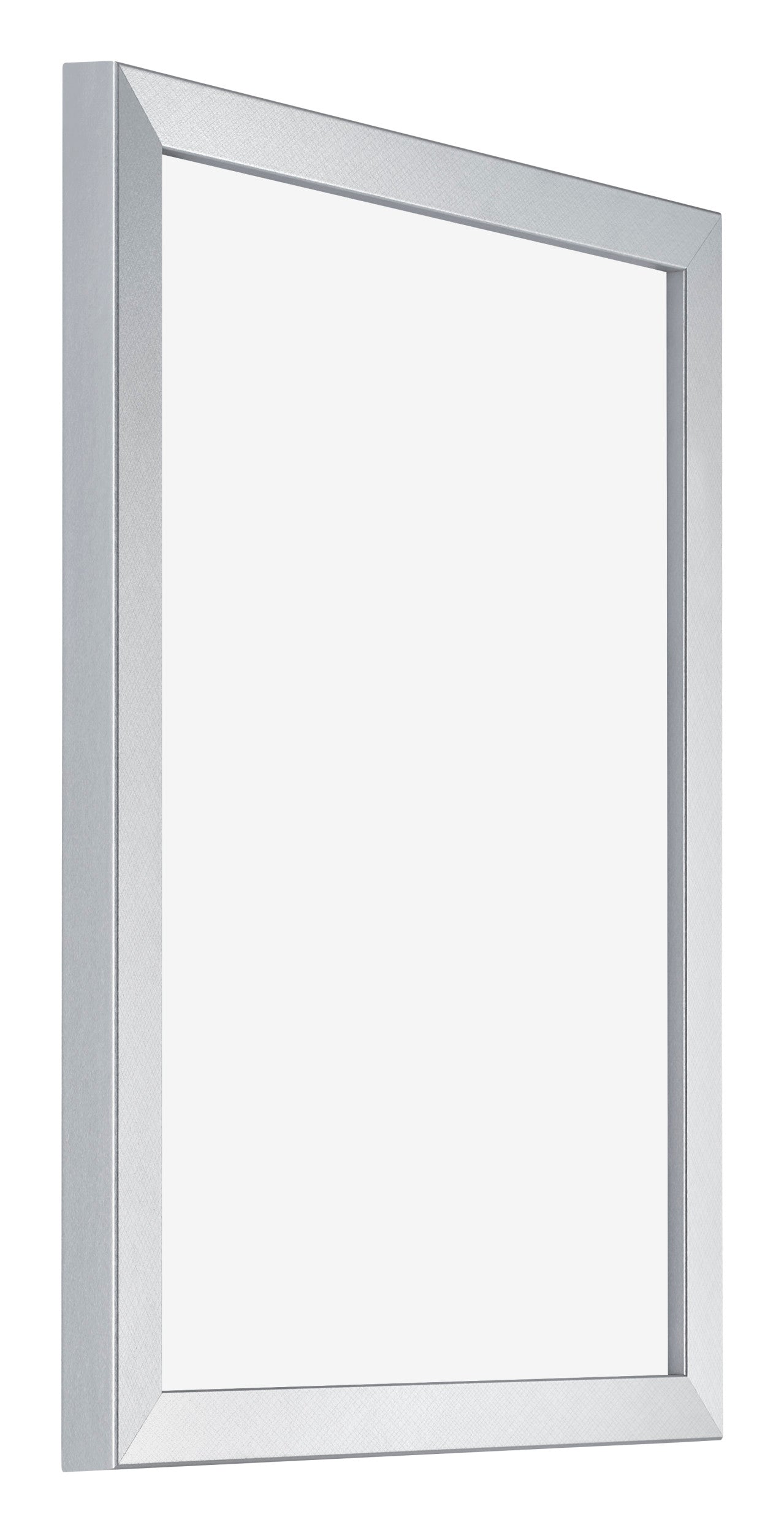 Catania MDF Photo Frame 48x64cm Silver Front Oblique | Yourdecoration.com
