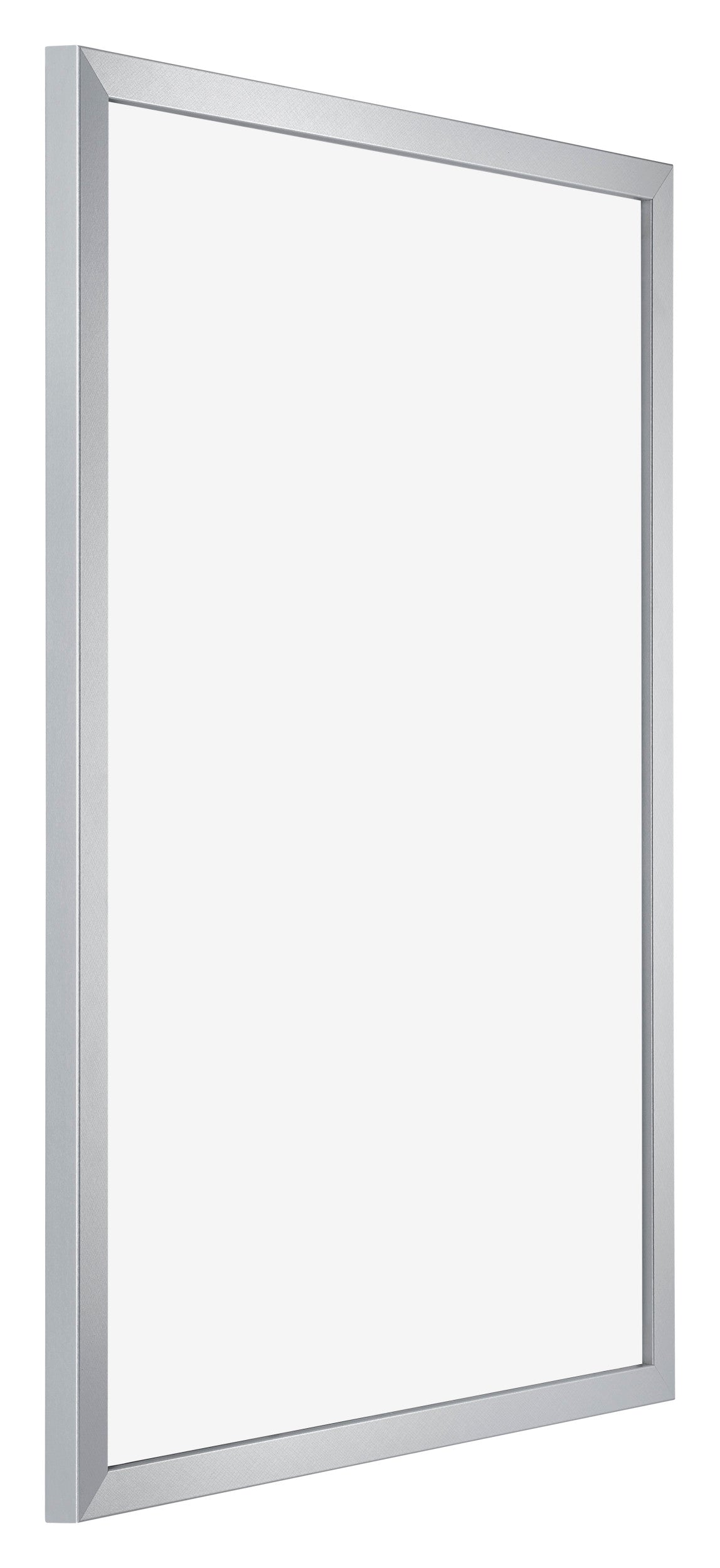 Catania MDF Photo Frame 48x67cm Silver Front Oblique | Yourdecoration.com