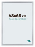 Catania MDF Photo Frame 48x68cm Silver Front Size | Yourdecoration.com