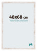 Catania MDF Photo Frame 48x68cm White Wash Front Size | Yourdecoration.com