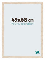 Catania MDF Photo Frame 49x68cm Oak Front Size | Yourdecoration.com