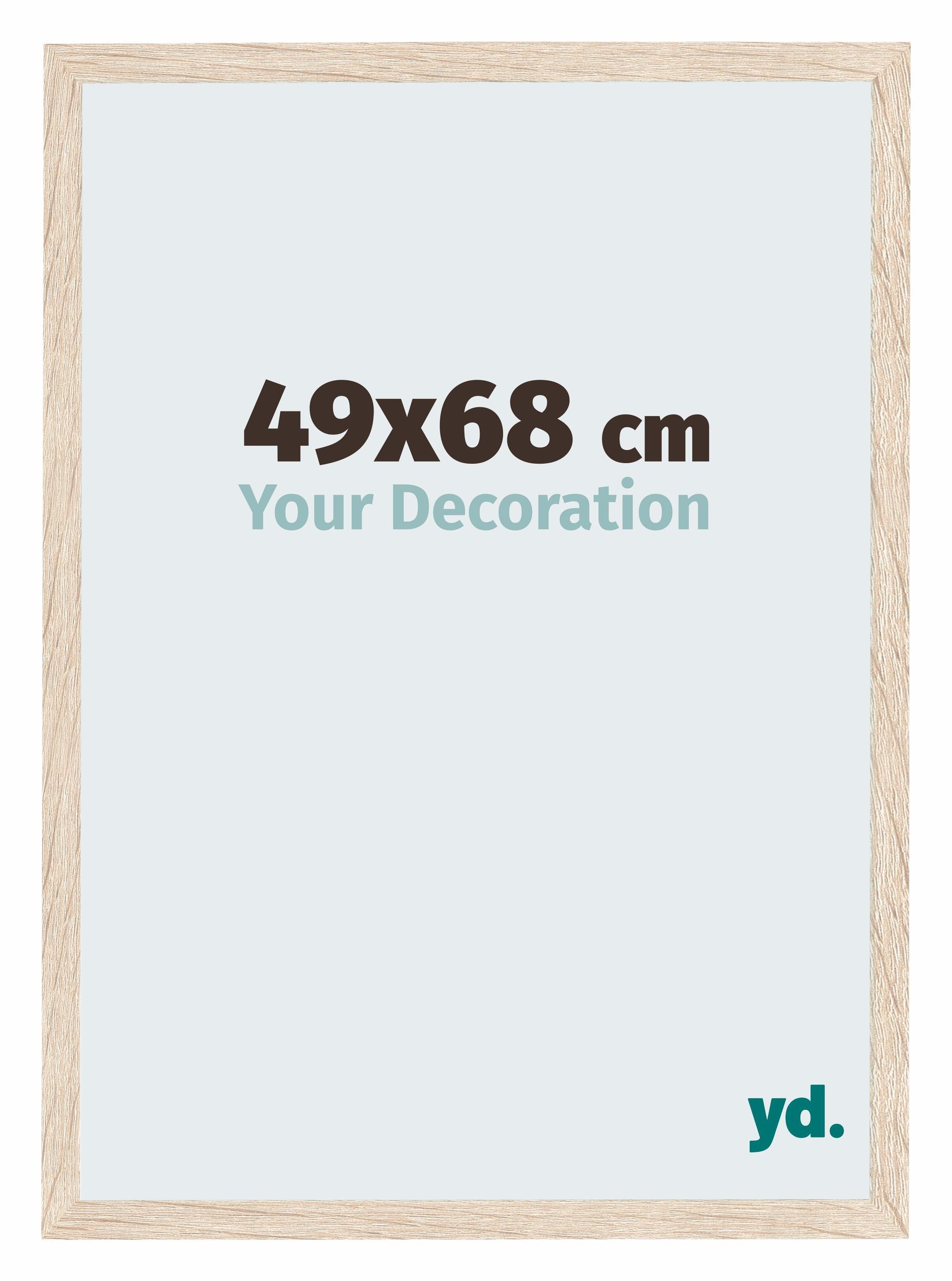 Catania MDF Photo Frame 49x68cm Oak Front Size | Yourdecoration.com