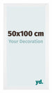 Catania MDF Photo Frame 50x100cm White Front Size | Yourdecoration.com