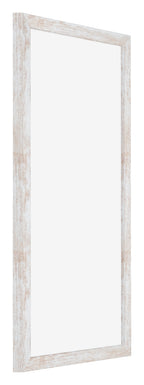 Catania MDF Photo Frame 50x100cm White Wash Front Oblique | Yourdecoration.com