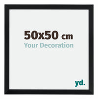 Catania MDF Photo Frame 50x50cm Black Size | Yourdecoration.com
