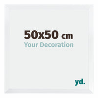 Catania MDF Photo Frame 50x50cm White Size | Yourdecoration.com