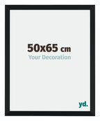 Catania MDF Photo Frame 50x65cm Black Size | Yourdecoration.com