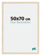 Catania MDF Photo Frame 50x70cm Oak Size | Yourdecoration.com