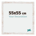 Catania MDF Photo Frame 55x55cm White Wash Size | Yourdecoration.com