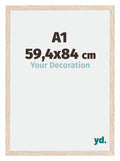 Catania MDF Photo Frame 59 4x84cm A1 Oak Size | Yourdecoration.com