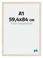Catania MDF Photo Frame 59 4x84cm A1 Oak Size | Yourdecoration.com