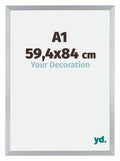 Catania MDF Photo Frame 59 4x84cm A1 Silver Size | Yourdecoration.com