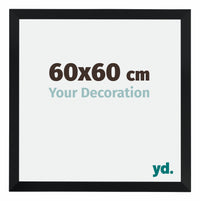 Catania MDF Photo Frame 60x60cm Black Size | Yourdecoration.com
