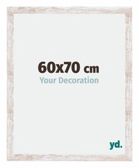 Catania MDF Photo Frame 60x70cm White Wash Size | Yourdecoration.com