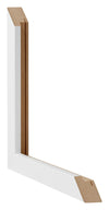 Catania MDF Photo Frame 61x91 5cm White Detail Intersection | Yourdecoration.com