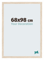 Catania MDF Photo Frame 68x98cm Oak Front Size | Yourdecoration.com