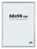 Catania MDF Photo Frame 68x98cm Silver Front Size | Yourdecoration.com