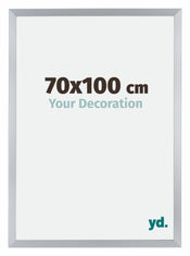 Catania MDF Photo Frame 70x100cm Silver Size | Yourdecoration.com