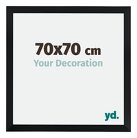 Catania MDF Photo Frame 70x70cm Black Size | Yourdecoration.com